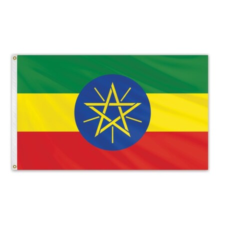 Ethiopia Outdoor Fly Bright Flag 3'x5'